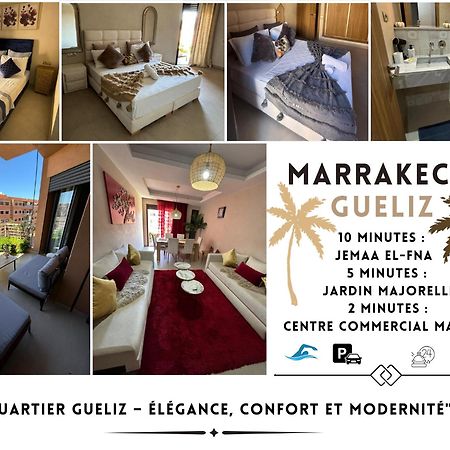 Appartement Neuf Climatise, Centre Marrakech. Marrakesh Buitenkant foto