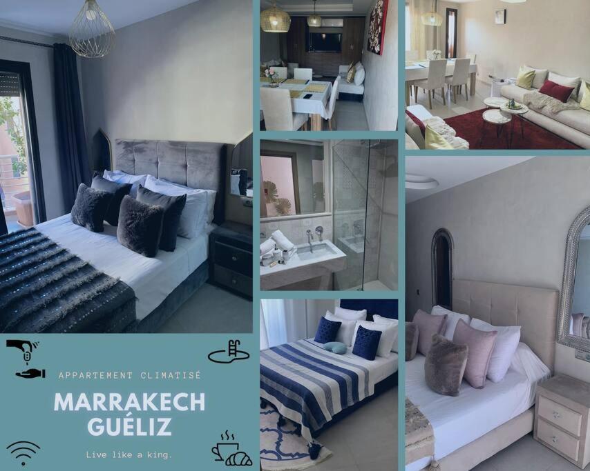 Appartement Neuf Climatise, Centre Marrakech. Marrakesh Buitenkant foto