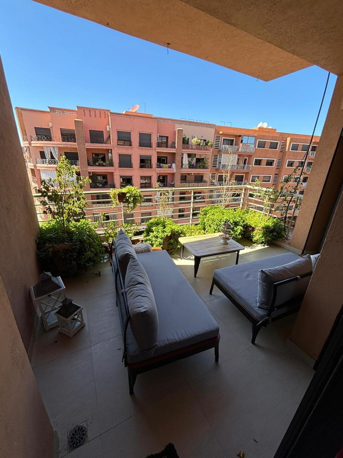 Appartement Neuf Climatise, Centre Marrakech. Marrakesh Buitenkant foto